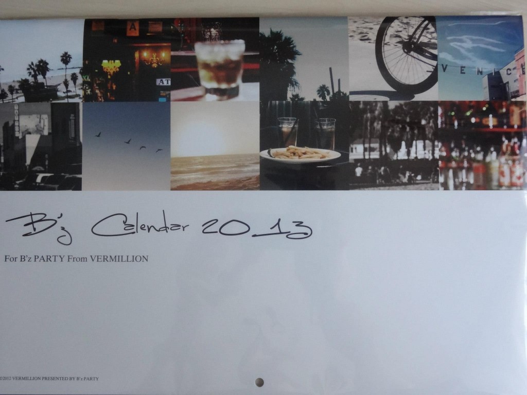 The cover of the 2013 calendar